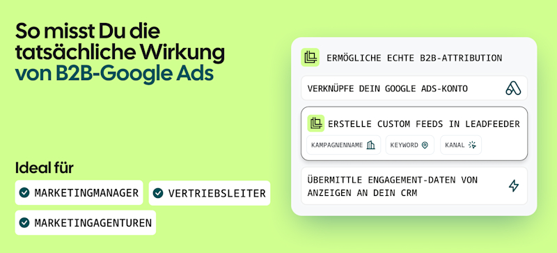 So misst Du die tatsächliche Wirkung von B2B-Google Ads