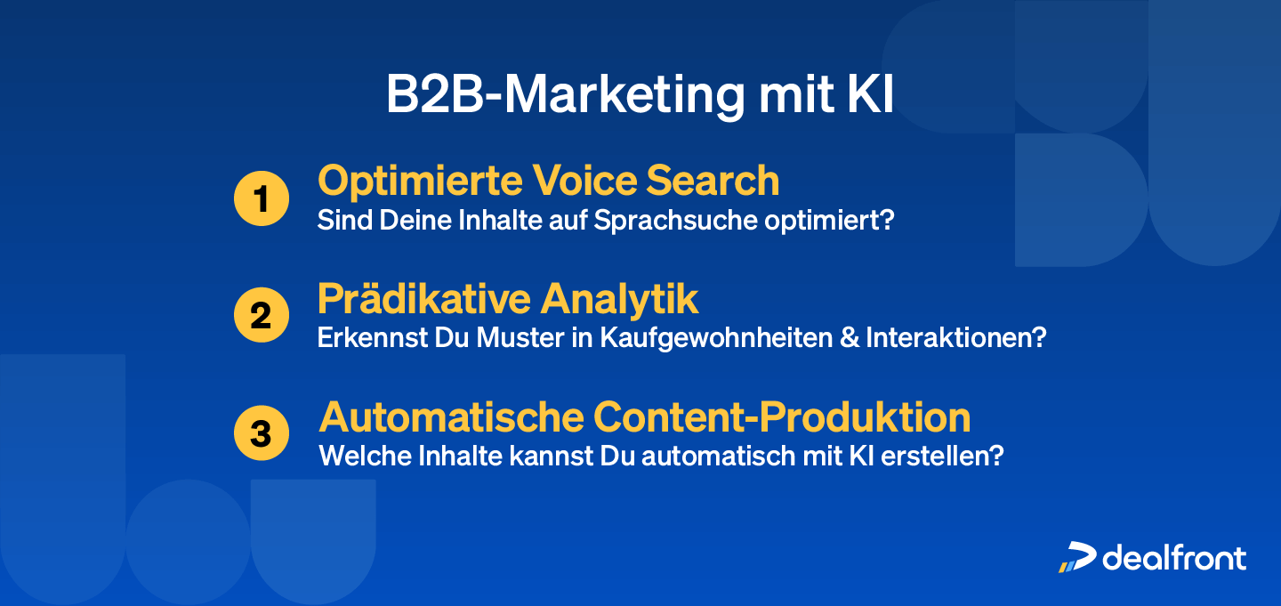 B2B Marketing mit KI