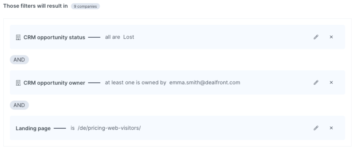 create automated alerts