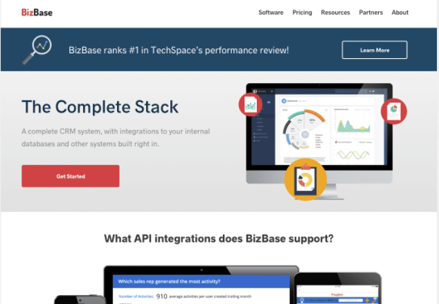bizbase-website-screenshot