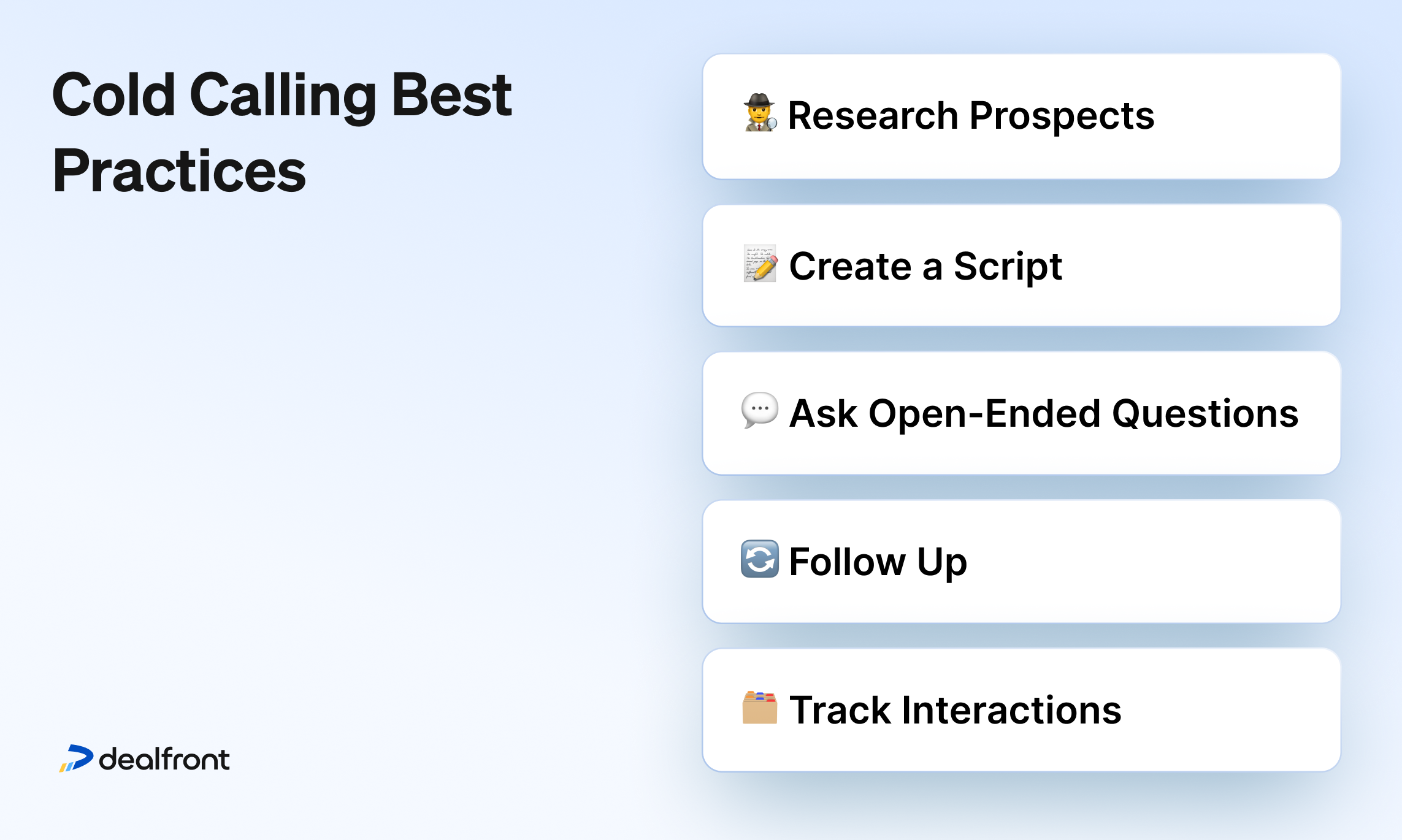 cold calling best practices