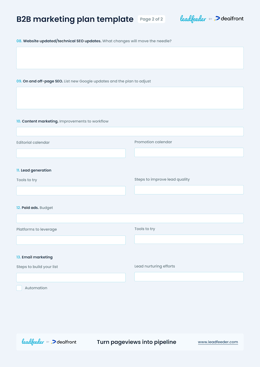 leadfeeder-b2b-marketing-plan-template-page-2