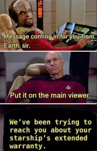 extended warranty meme