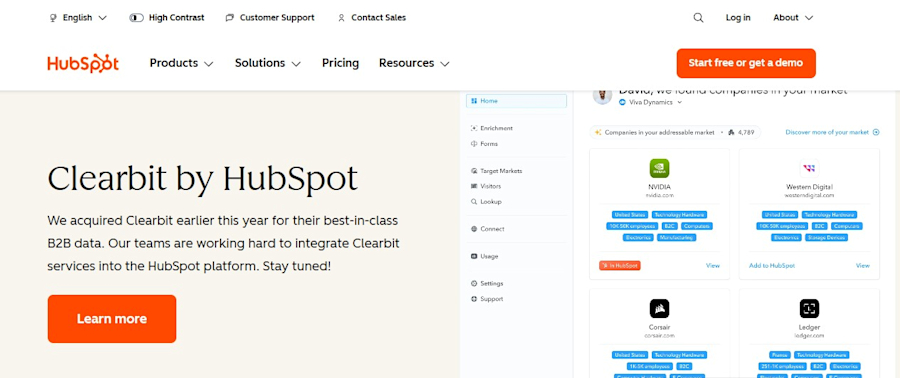 Clearbit