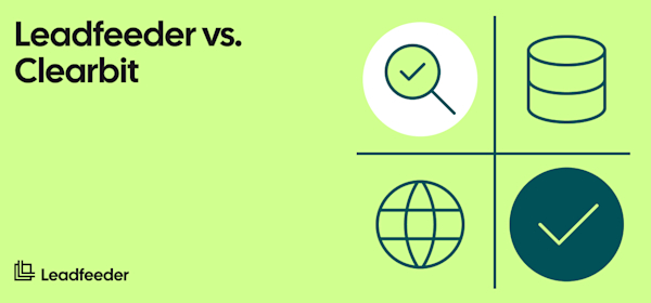 Leadfeeder vs Clearbit header image