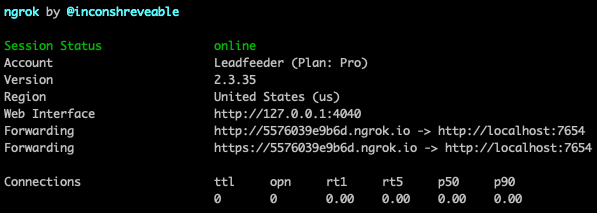 ngrok-code-leadfeeder