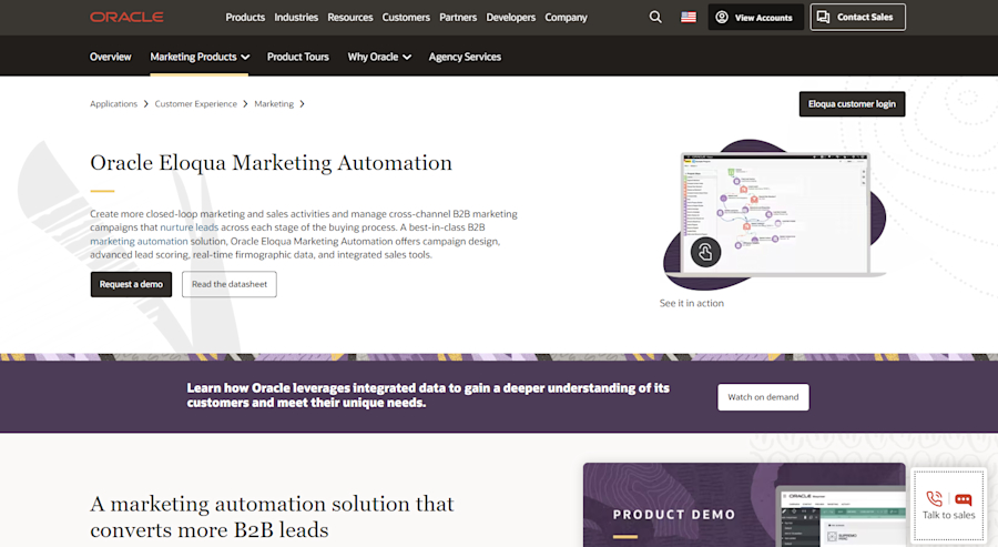 eloqua-b2b-marketing-tool