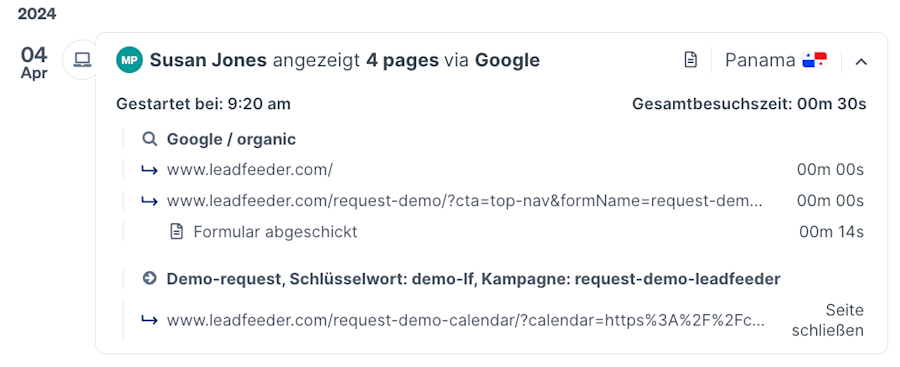 formular-ausgefuellt-aktivitaet-in-leadfeeder