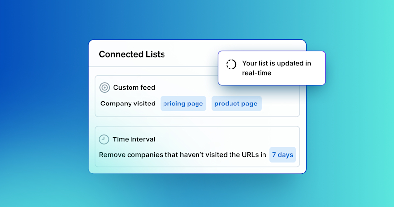Connected lists play hero image