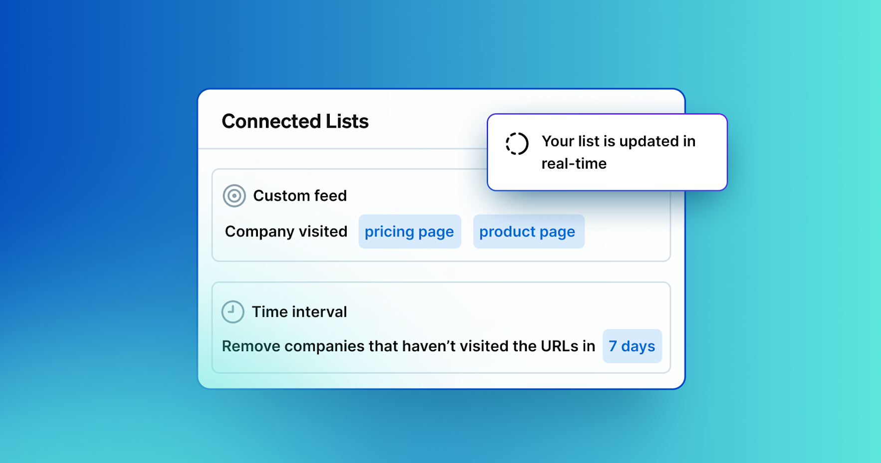 Connected lists play hero image