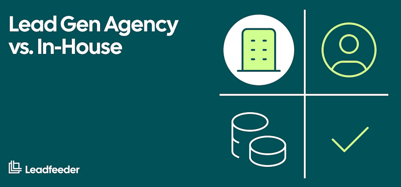 Lead generation agency vs in-house lead generation header image