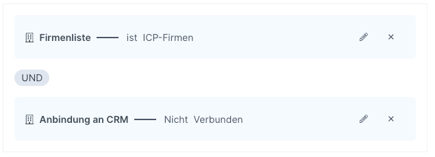 Setze einen Custom Feed in Leadfeeder für die ICP Firmen auf