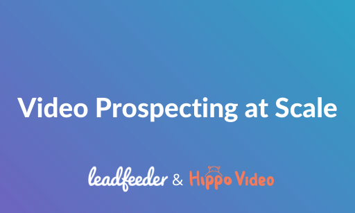 video prospecting at scale header image