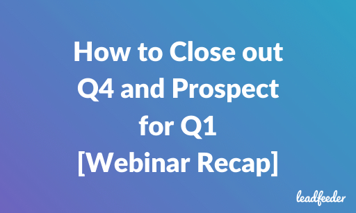 How to close out Q4 header image