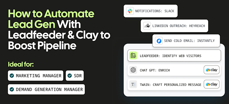 How to Automate Lead Gen With Leadfeeder & Clay to Boost Pipeline