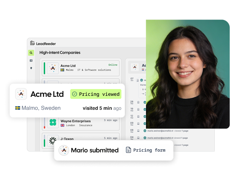 Leadfeeder for sales