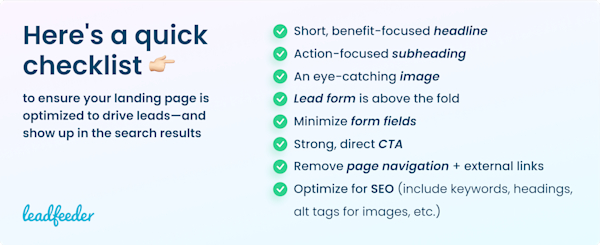 How to Build the Perfect Landing Page for Lead Generation