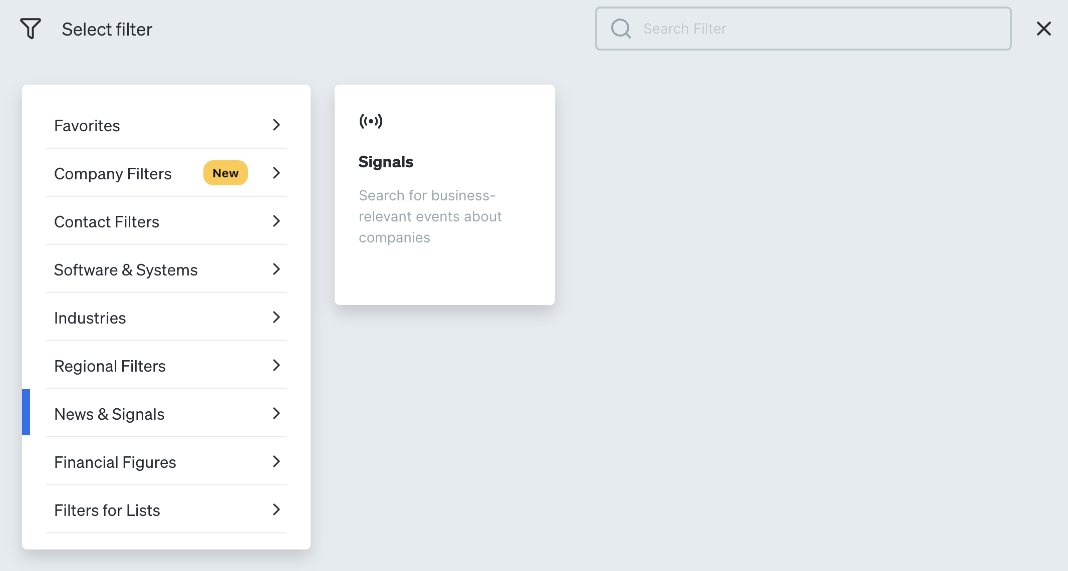 Signals in Dealfront Target