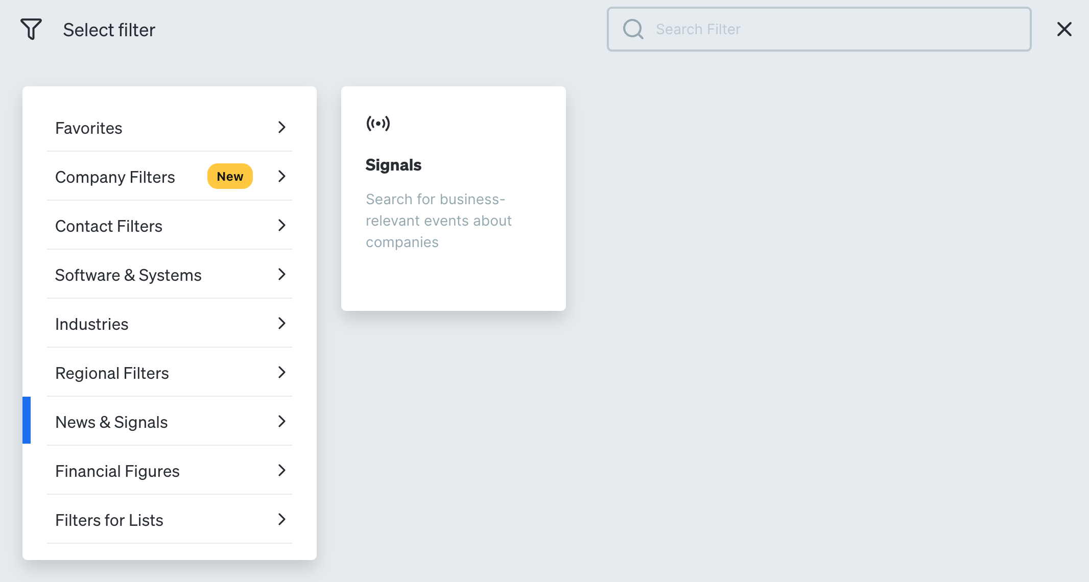 Signals in Dealfront Target