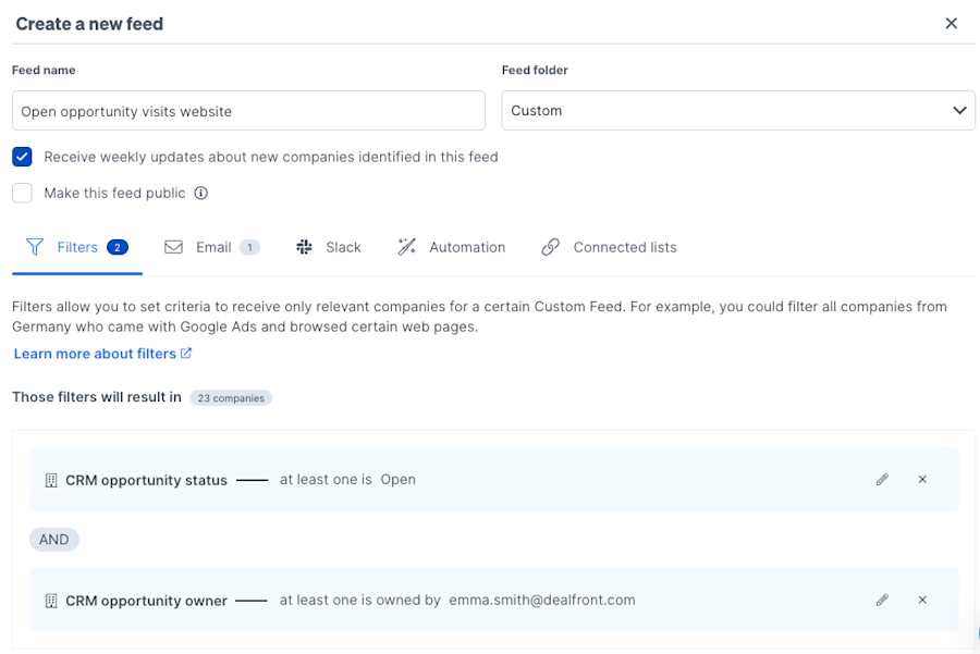 create-feed-to-track-open-opportunities-visiting-website