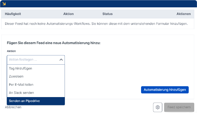 Dealfront Integration mit Pipedrive
