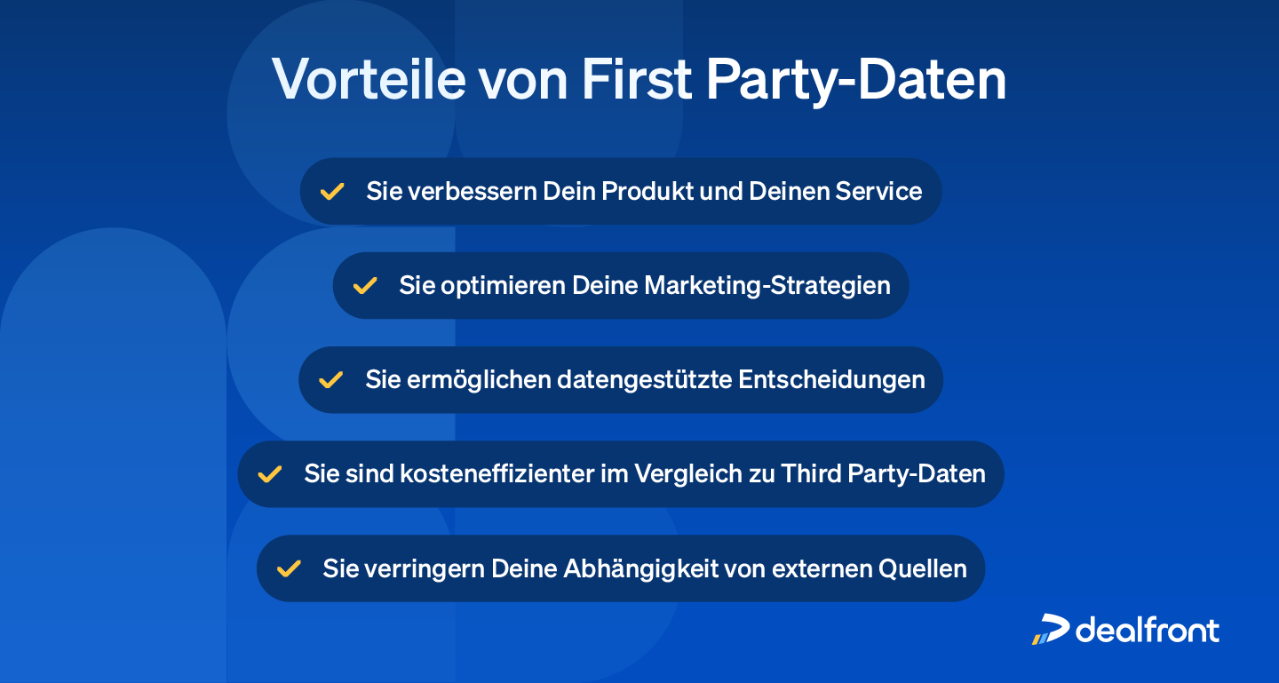Vorteile von First Party-Daten