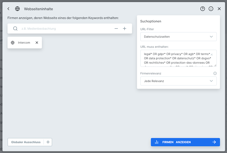 eingrenzung-website-content-in-dealfront-target-nach-datenschutzseiten