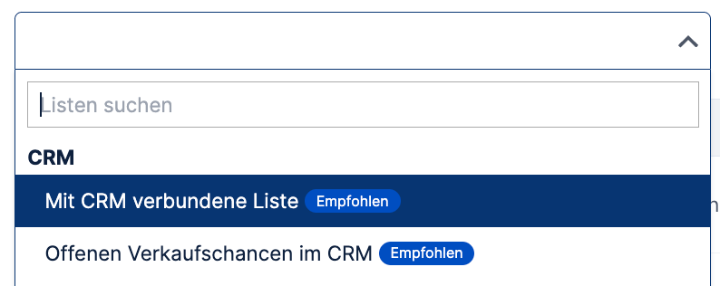 Offene Chancen targetieren in Dealfront Promote