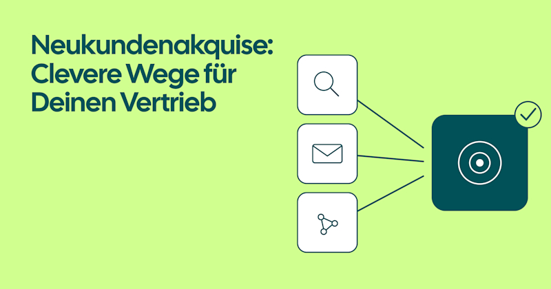 Magnet und Glühbirne als Symbole für Neukundenakquise im B2B-Bereich