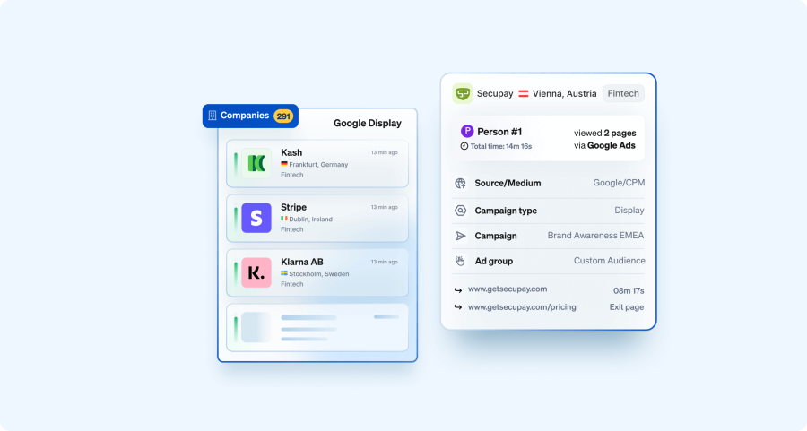 Tracking awareness campaigns with Leadfeeders Google Ads integration