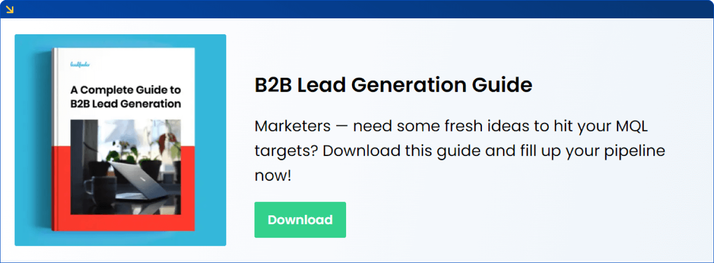 B2B Lead Generation Guide Leadfeeder