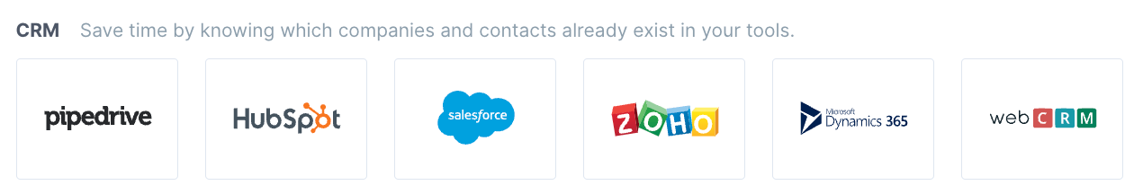 CRM Integrations with Leadfeeder