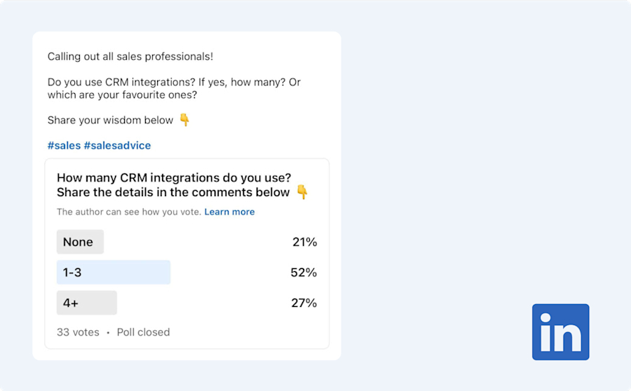 linkedin-poll-crm-integrations