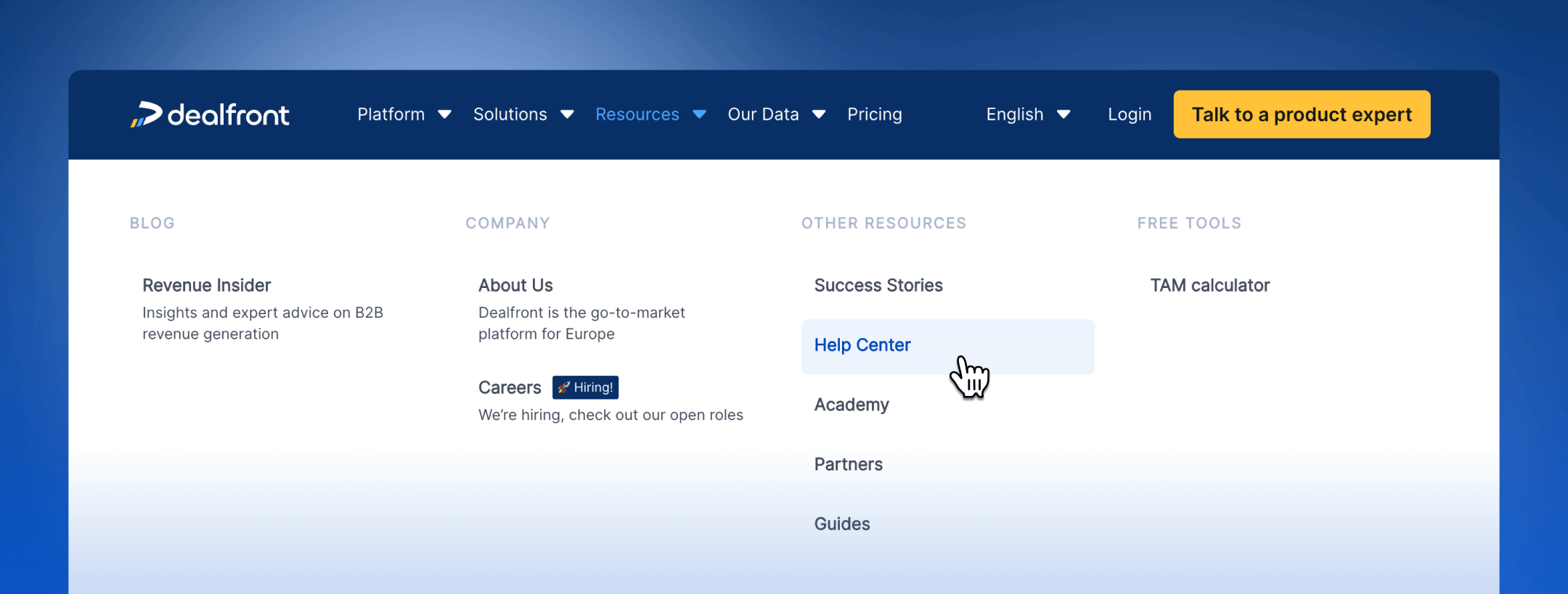 Dealfronts Help Center