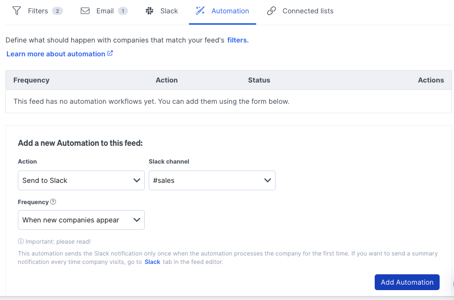 How to automate notifications for sales teams