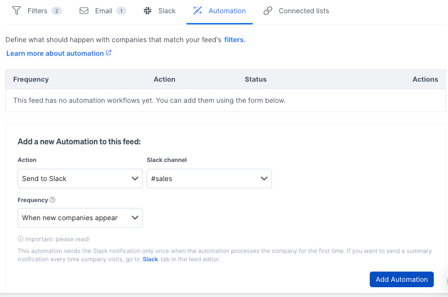 How to automate notifications for sales teams