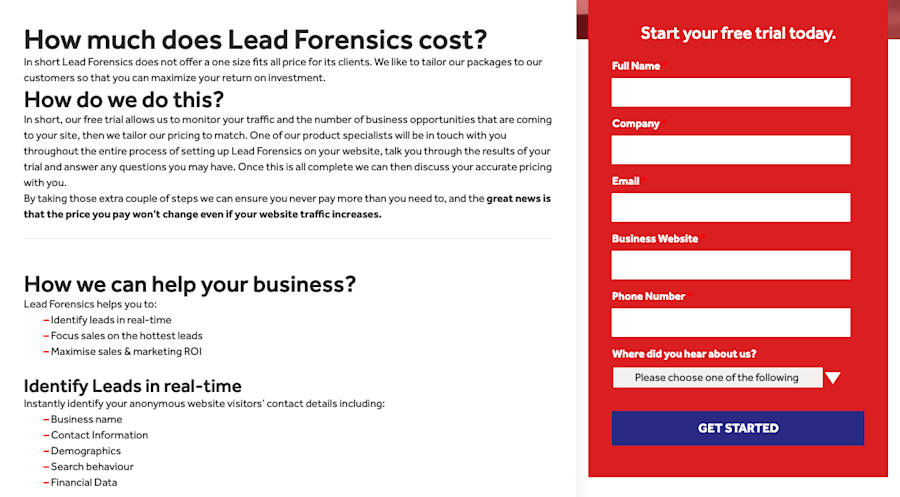 lead-forensics-pricing-page