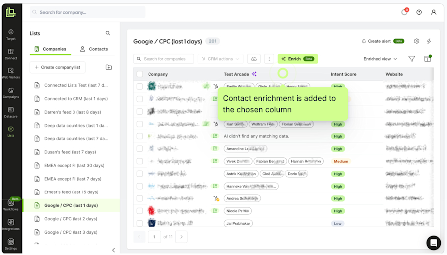 Step 5: Find decision-makers in bulk