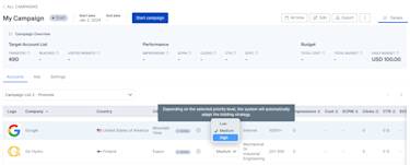 How to change the bid priority in your Promote campaign