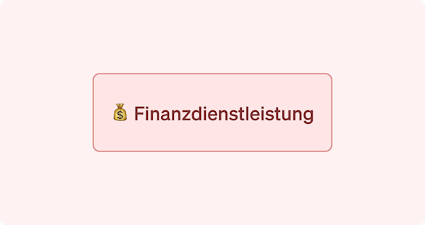 Finanzdienstleistung