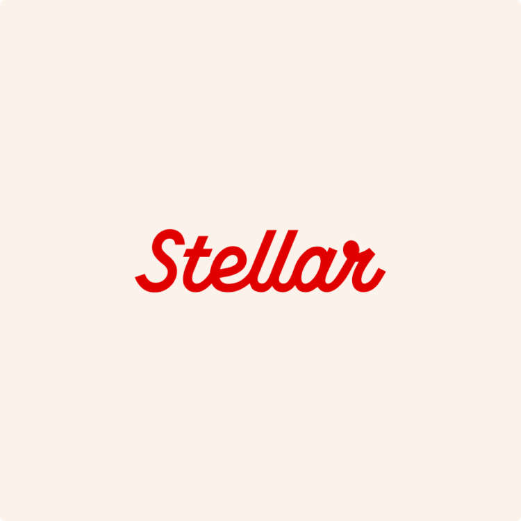 A screenshot of another rendition of the stellar logo and typography