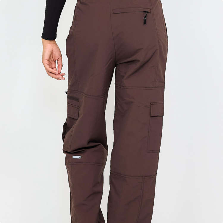 The back of a pair of brown EYDA pants