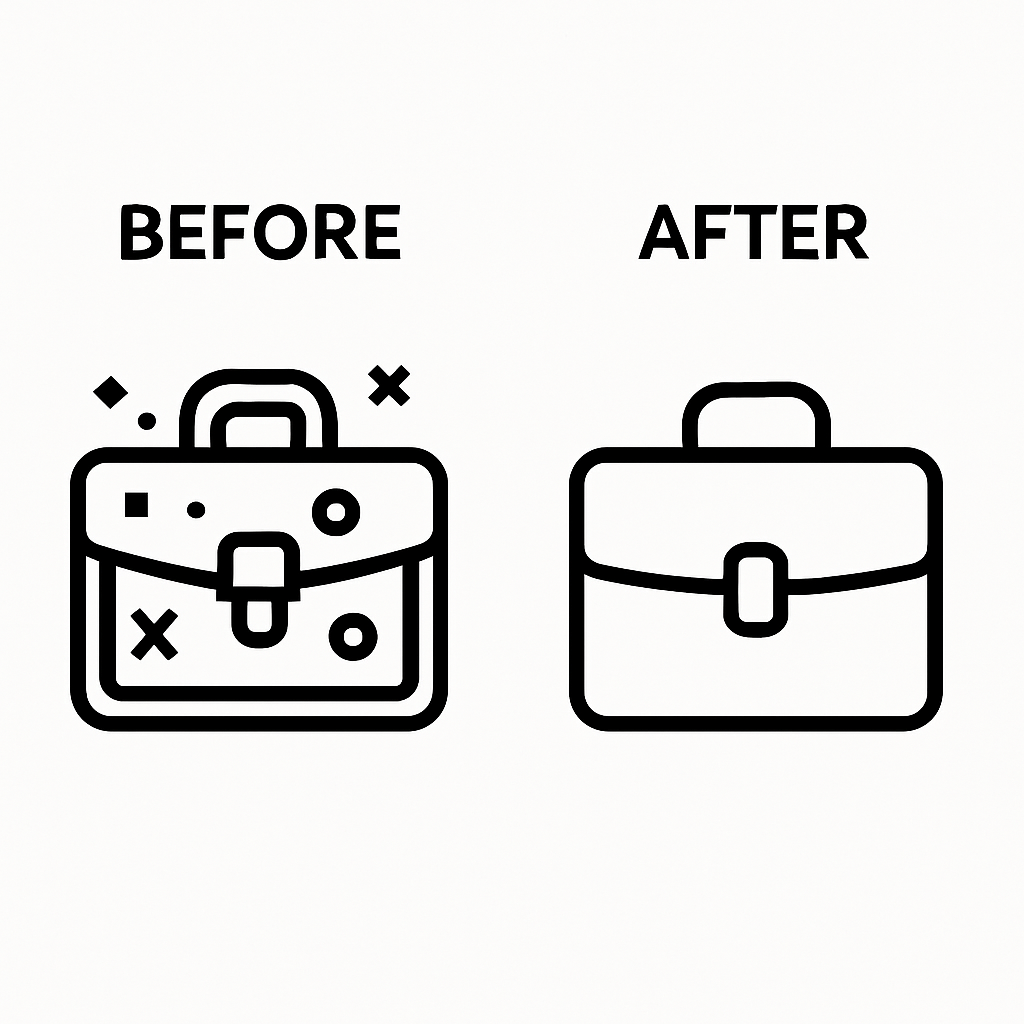 Before After