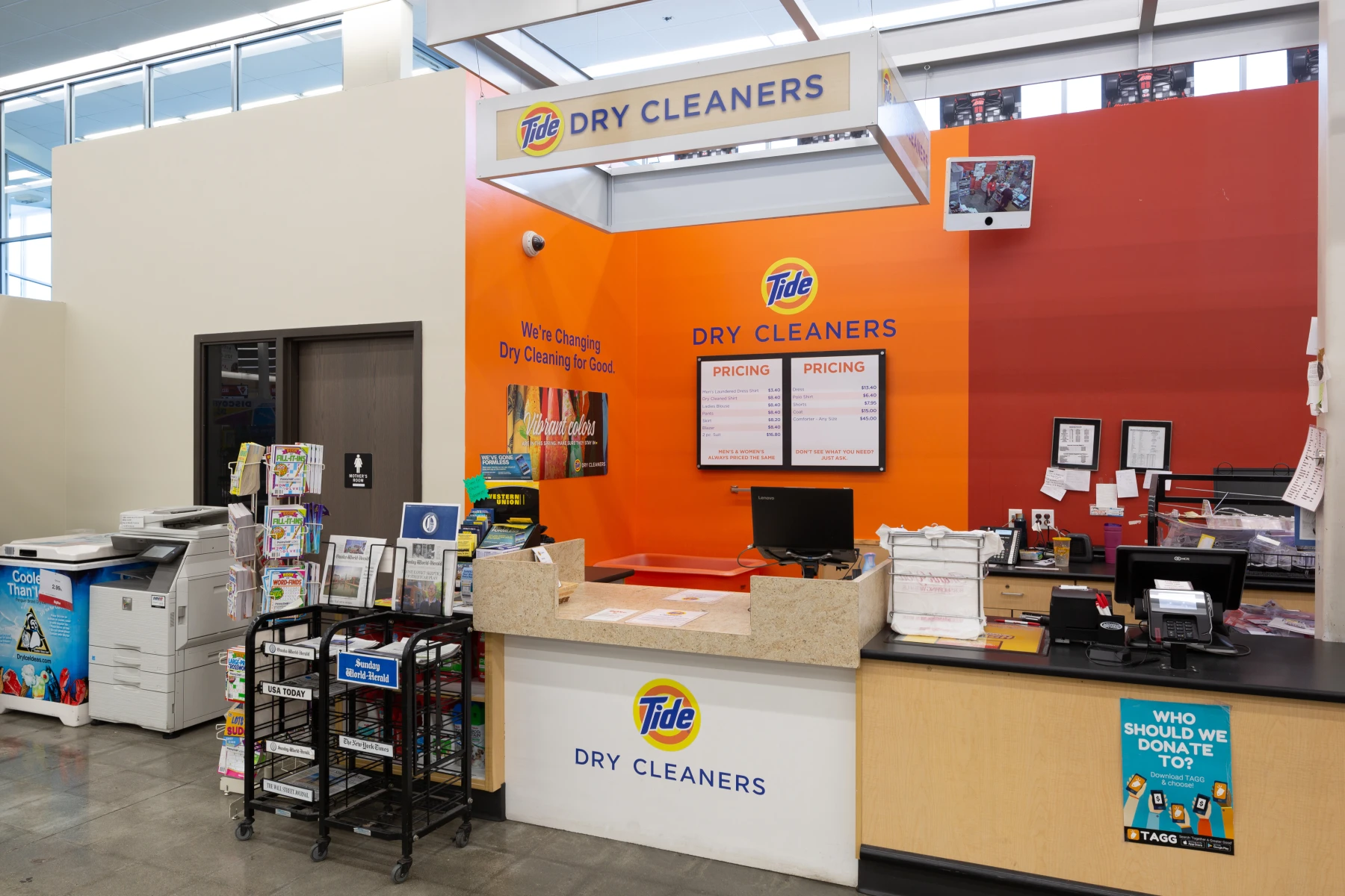 The front of Tide Cleaners West Center