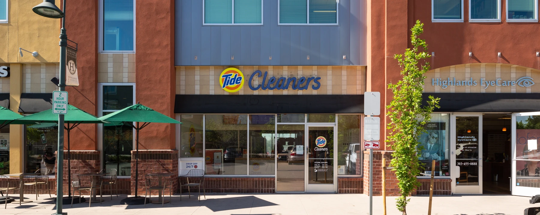 The front of Tide Cleaners Denver Highlands Garden