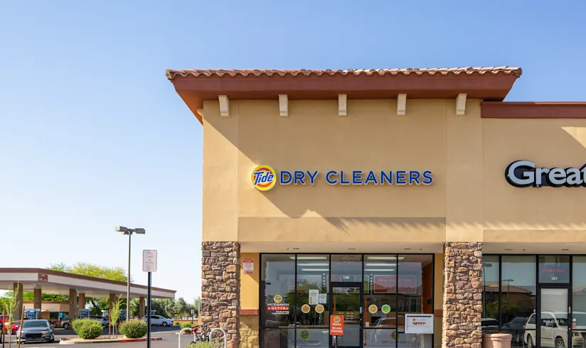 The front of Tide Cleaners Higley and Chandler Heights - Gilbert