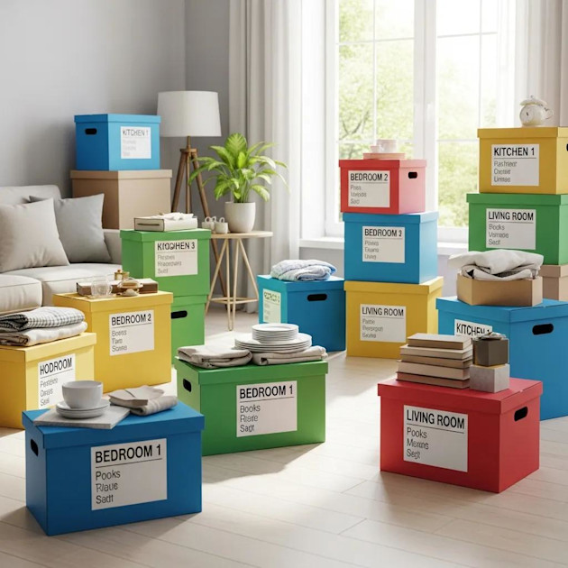 Smart Box Labeling Techniques for a Stress Free Move | MoveSafe Relocation