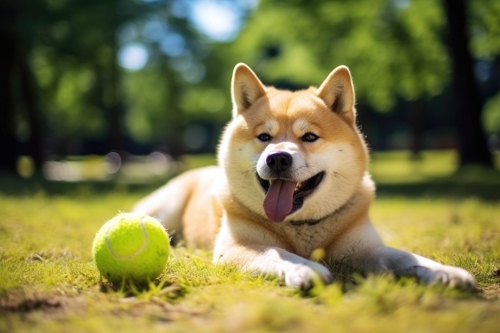 shiba inu allonge