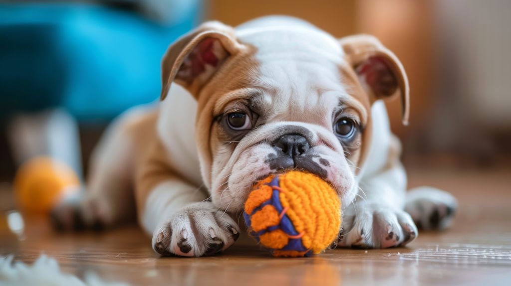 chiot bulldog anglais
