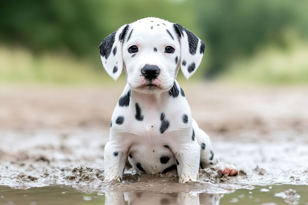 chiot dalmatien